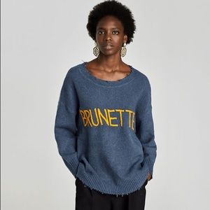 Zara | Sweaters | Zara Brunette Sweater 